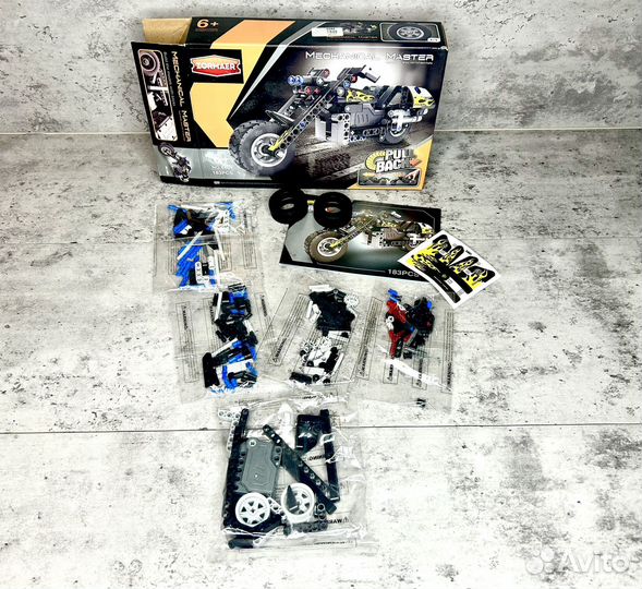 Конструктор Мотоцикл QiHui 183 детали