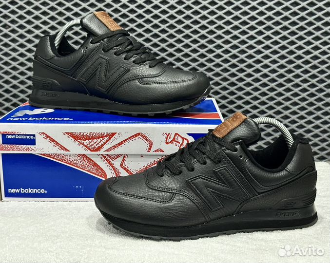 Кроссовки New Balance 574 кожаные