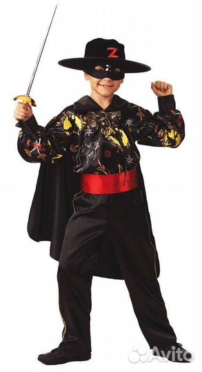 Новогодний костюм зорро