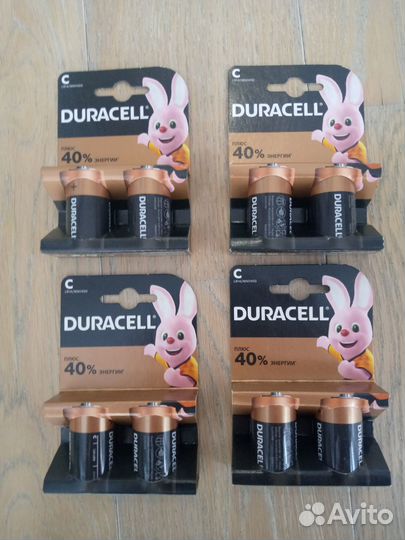 Батарейка Duracell Basic C/LR14, в упаковке: 2 шт