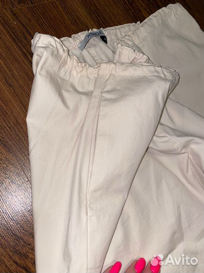 Штаны лёгкие женские бежевые 42