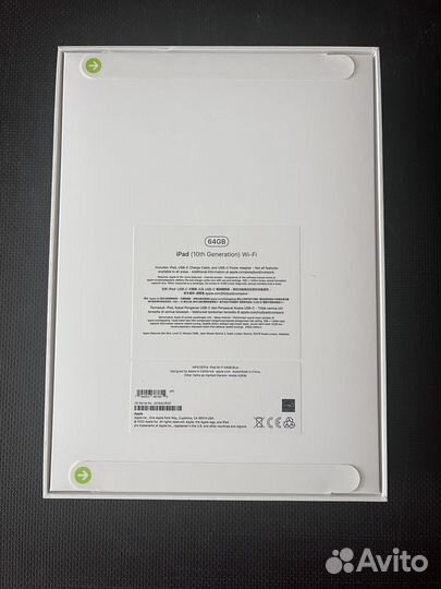 iPad 10th Gen Wi-Fi, 10.9, 64GB