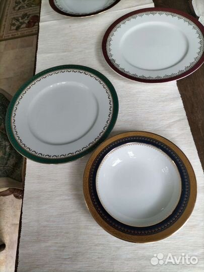 Тарелки фарфор Богемия4 шт