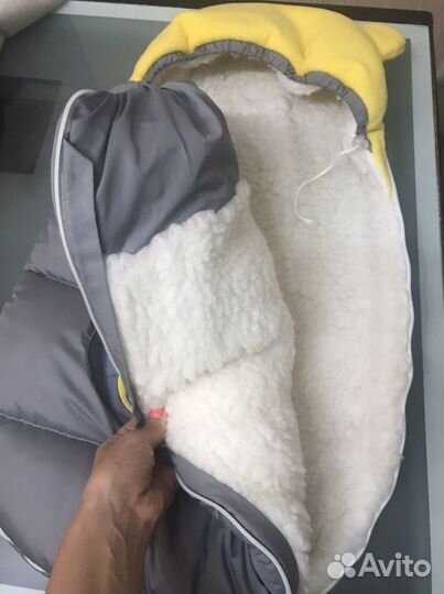 Меховой конверт на овчине