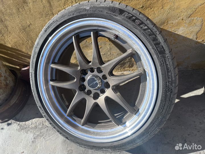 Диски r17 5x114.3 разноширокие Work