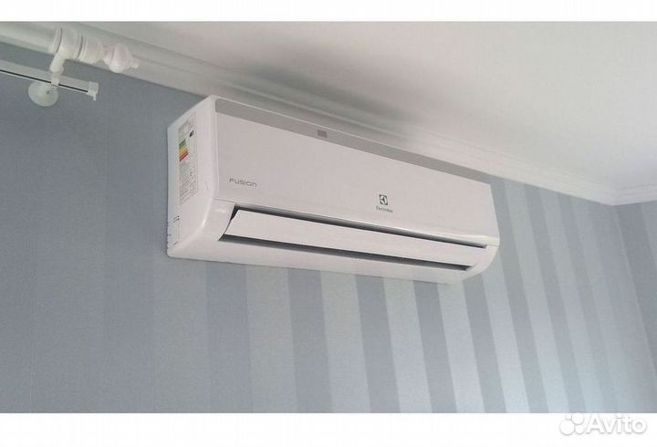 Сплит система с установкой