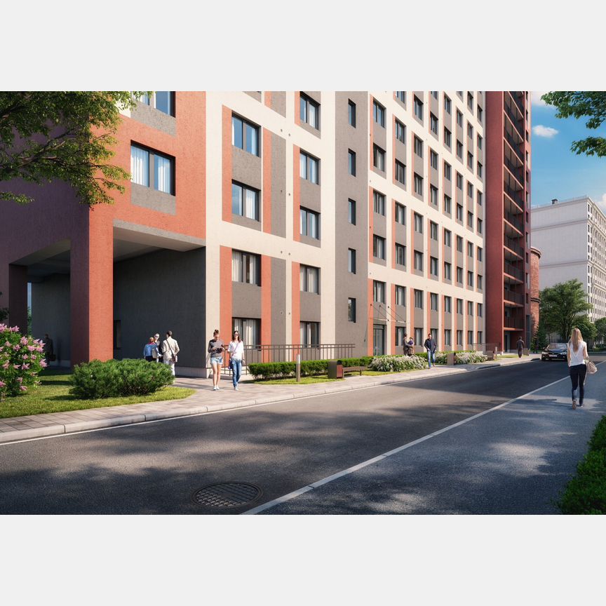 Апартаменты-студия, 33,4 м², 6/13 эт.