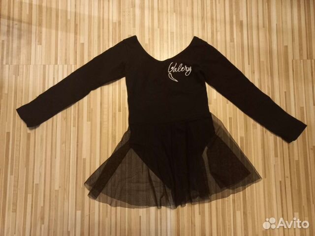 Купальник для танцев черный