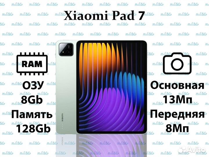 Xiaomi Pad 7 8/128Gb Green