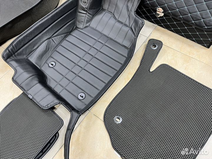 Ковры koonka из экокожи + эва Toyota Harrier 60