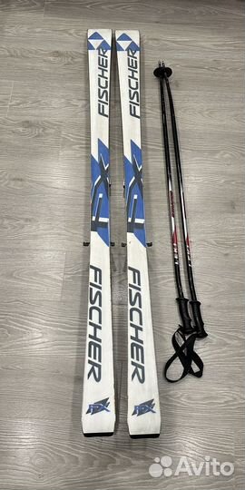 Горные лыжи и палки