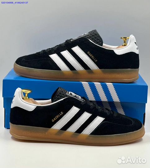 Кроссовки Adidas Gazelle Black (Арт.79953)