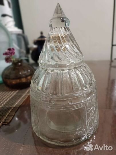 Стеклянный бутыль-графин