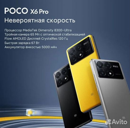 Xiaomi Poco X6 Pro, 8/256 ГБ