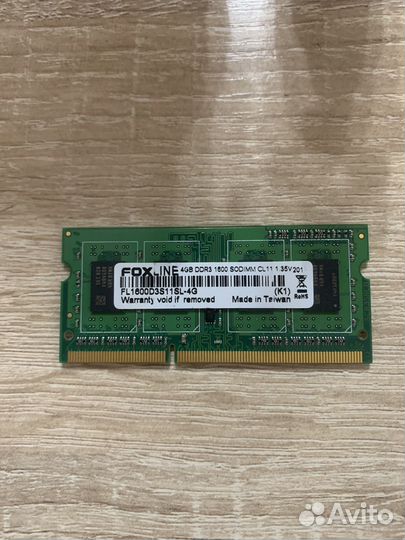 Оперативная память ddr3 4 gb 1600
