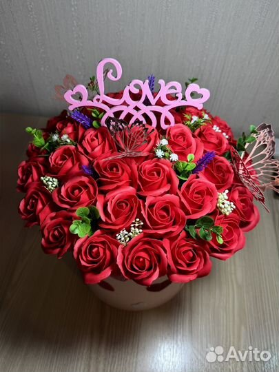 Мыльные розы. Букет