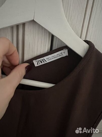 Топ Zara с открытой спиной