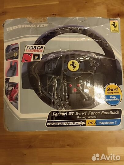 Игровой руль Thrustmaster Ferrari gt 2-in-1 Force