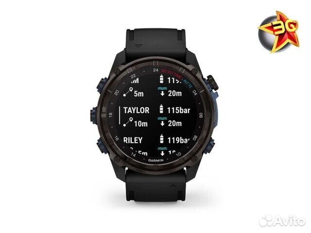 Часы Garmin Descent Mk3i 51мм Carbon Grey 010-0275