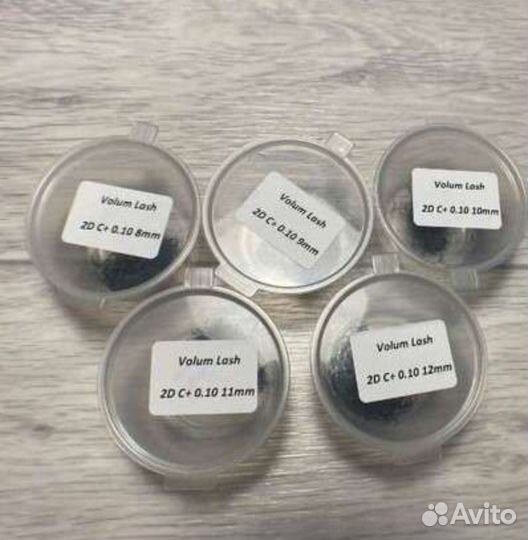 Готовые пучки для наращивания ресниц 2,3,4,д