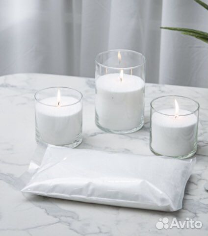 Насыпные свечи в гранулах/воск/Organika