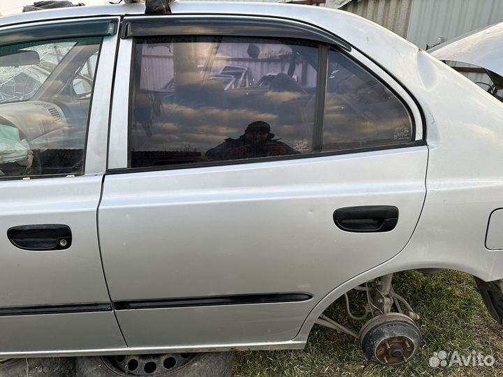 Двери на hyundai accent тагас задняя левая