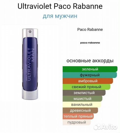 Paco rabanne ultraviolet man