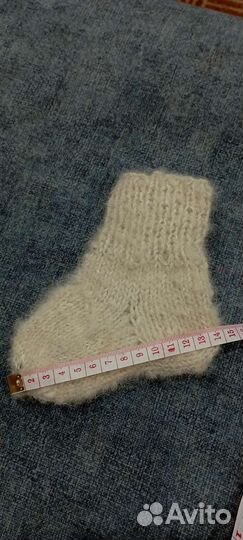 Носки детские из собачьей шерсти