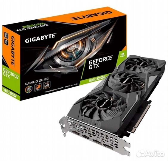 Видеокарта Gigabyte 1660 super 6gb