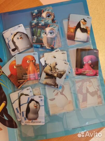 Альбом с карточками пингвины Мадагаскар