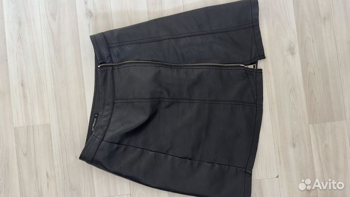 Кожаная юбка