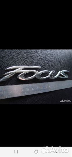 Фокус 3 эмблема задняя Ford Focus 10-19