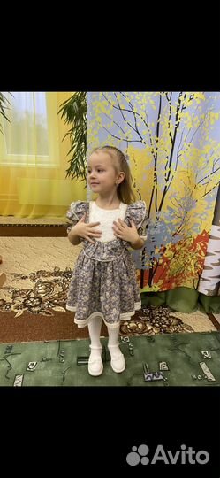 Платье для девочки 110-116
