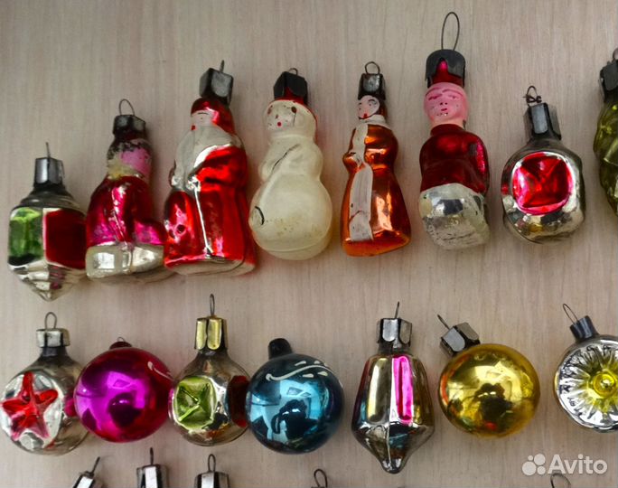 Елочные игрушки мини. СССР