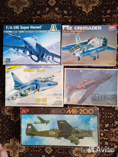 Сборная модель самолета 1 72