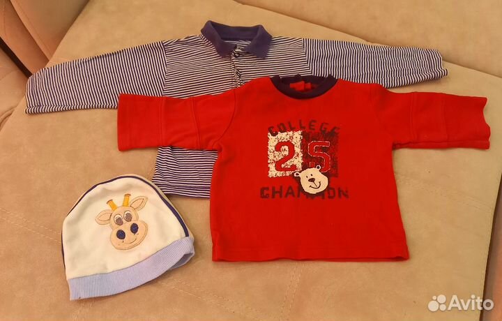 Пакет одежды для мальчика 62 68 74