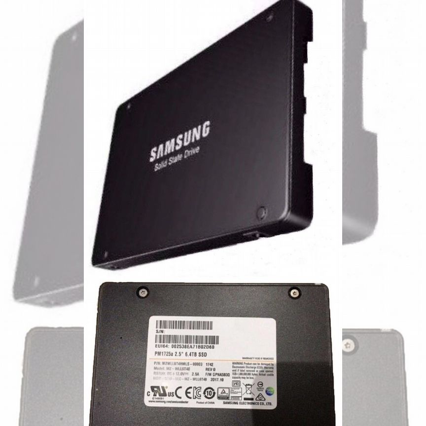 [MZILT6T4HALA-00007] Жесткий Диск Samsung Pm1725a/ Pm 1725 A 6.4tb Mzilt6t4hala-00007