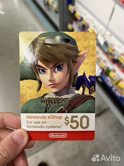 Карты пополнения nintendo eshop