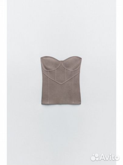 Топ корсетный zara
