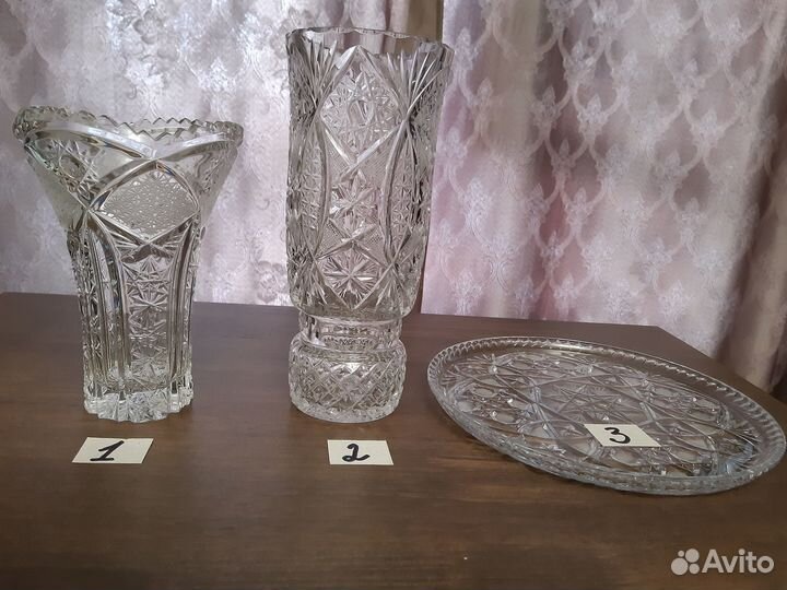 Ваза хрустальная для цветов