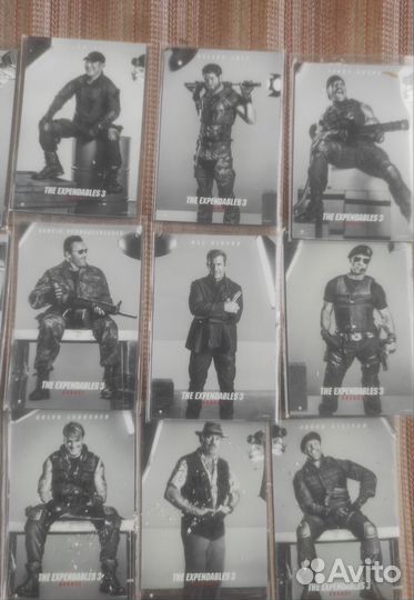 Магнит набор к/ф 'Неудержимые 3' 4.8см*7.2см