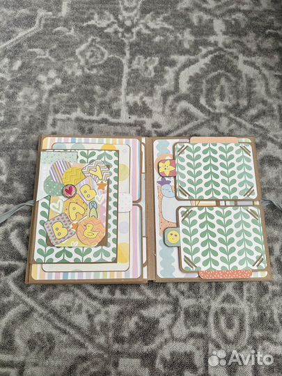 Альбом скрапбукинг, бэбибук, альбом для малыша