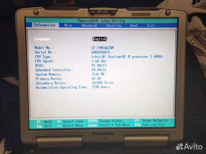 Cf-29 toughbook