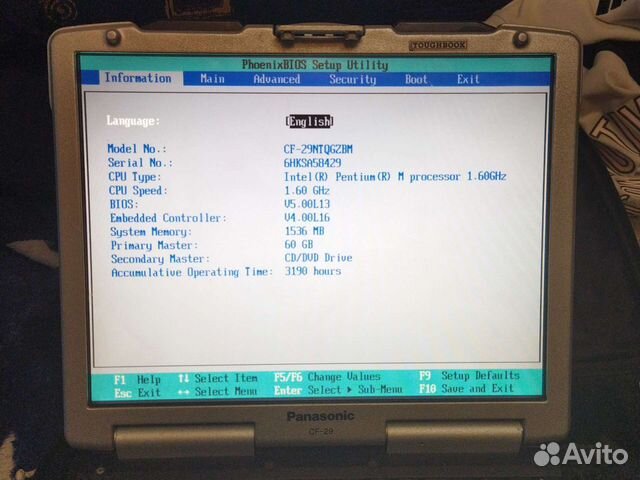 Cf-29 toughbook