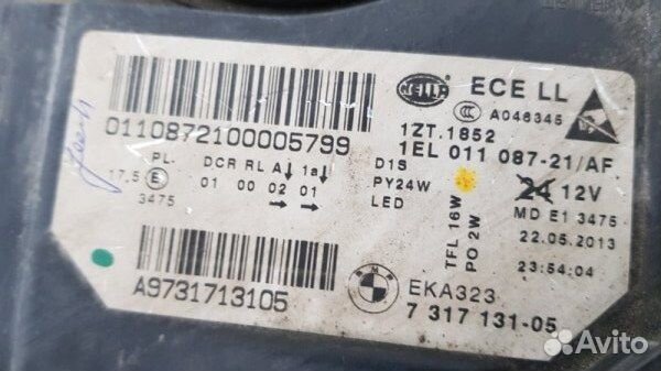 Фара левая Bmw 5Er F10 2013-2016