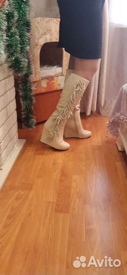 Сапоги зимние новые 38