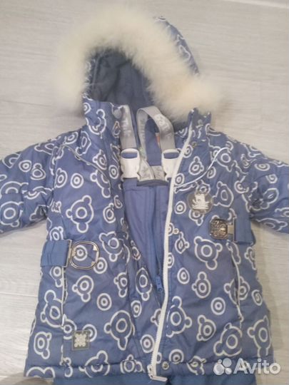 Зимний костюм для девочки 104