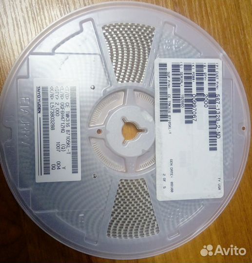 Конденсатор taiyo yuden tmk316b7105kl-T