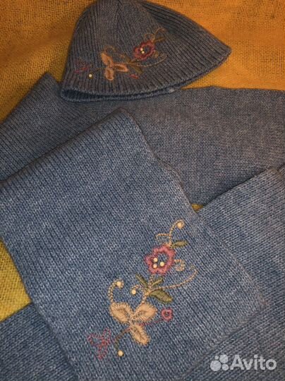 Комплект шапка и шарф