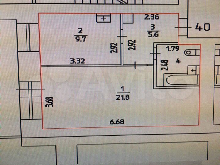 1-к. квартира, 41,5 м², 11/16 эт.